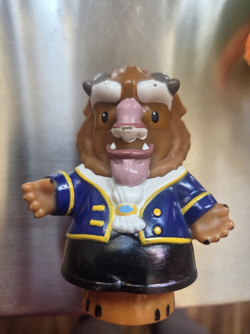 Fisher Price LITTLE People Beast Figurine in Blue Coat